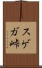 スゲガ峠 Scroll