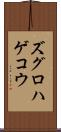 ズグロハゲコウ Scroll