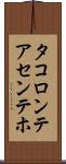 タコロンテアセンテホ Scroll