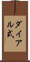 ダイアル式 Scroll