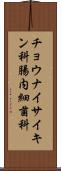 チョウナイサイキン科 Scroll
