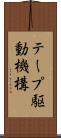 テープ駆動機構 Scroll