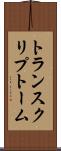 トランスクリプトーム Scroll