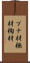 ブナ材 Scroll