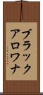 ブラック・アロワナ Scroll