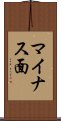 マイナス面 Scroll