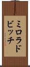 ミロラドビッチ Scroll
