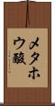 メタホウ酸 Scroll