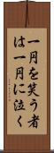 一円を笑う者は一円に泣く Scroll