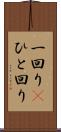 一回り(P);ひと回り Scroll