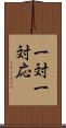 一対一対応 Scroll
