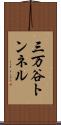 三万谷トンネル Scroll
