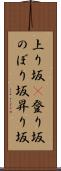 上り坂(P) Scroll