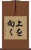 上を向く Scroll