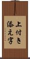 上付き添え字 Scroll