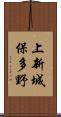 上新城保多野 Scroll