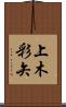上木彩矢 Scroll