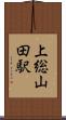 上総山田駅 Scroll