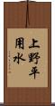 上野平用水 Scroll