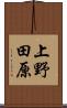 上野田原 Scroll