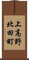 上高野北田町 Scroll