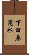 下田原用水 Scroll