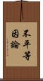 不平等因論 Scroll