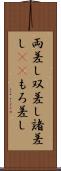 両差し Scroll