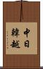 中日韓越 Scroll