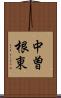 中曽根東 Scroll