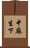 中麻生下 Scroll