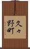 久々野町 Scroll