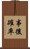 事後確率 Scroll