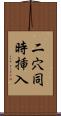 二穴同時挿入 Scroll