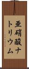 亜硝酸ナトリウム Scroll