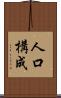 人口構成 Scroll