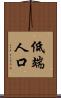 低端人口 Scroll