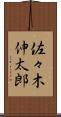 佐々木伸太郎 Scroll