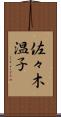 佐々木温子 Scroll