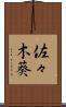 佐々木葵 Scroll