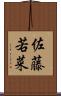 佐藤若菜 Scroll