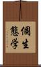 個生態学 Scroll