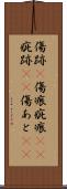 傷跡(P) Scroll
