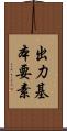 出力基本要素 Scroll