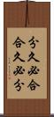 分久必合，合久必分 Scroll