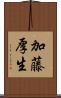 加藤厚生 Scroll