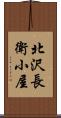 北沢長衛小屋 Scroll