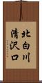 北白川清沢口 Scroll