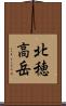北穂高岳 Scroll