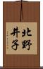 北野井子 Scroll
